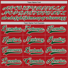 Charger l'image dans la galerie, Custom Red Green-White Hockey Jersey