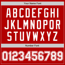 Загрузить изображение в средство просмотра галереи, Custom Red White Authentic Baseball Jersey