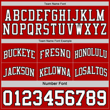 Laden Sie das Bild in den Galerie-Viewer, Custom Reversible Black White-Red Double Side Sublimation Basketball Suit Jersey