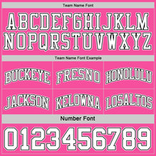 Laden Sie das Bild in den Galerie-Viewer, Custom Reversible Black Pink-White Double Side Sublimation Basketball Suit Jersey