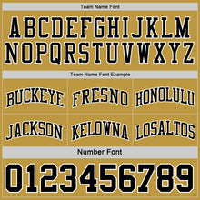 Laden Sie das Bild in den Galerie-Viewer, Custom Reversible Black White-Old Gold Double Side Sublimation Basketball Suit Jersey