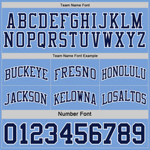 Laden Sie das Bild in den Galerie-Viewer, Custom Navy Light Blue-White Reversible Double Side Sublimation Basketball Suit Jersey