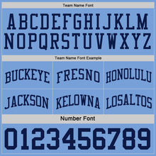 Laden Sie das Bild in den Galerie-Viewer, Custom Navy Light Blue Reversible Double Side Sublimation Basketball Suit Jersey