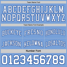 Laden Sie das Bild in den Galerie-Viewer, Custom Royal White-Light Blue Reversible Double Side Sublimation Basketball Suit Jersey