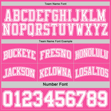 Laden Sie das Bild in den Galerie-Viewer, Custom Pink White Reversible Double Side Sublimation Basketball Suit Jersey