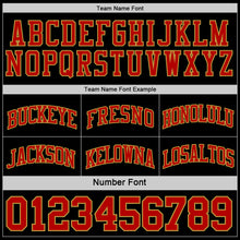 Laden Sie das Bild in den Galerie-Viewer, Custom Red Black-Old Gold Reversible Double Side Sublimation Basketball Suit Jersey