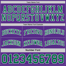 Charger l'image dans la galerie, Custom Purple Kelly Green-White Reversible Double Side Sublimation Basketball Suit Jersey