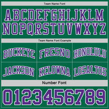 Charger l'image dans la galerie, Custom Purple Kelly Green-White Reversible Double Side Sublimation Basketball Suit Jersey