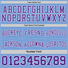 Charger l'image dans la galerie, Custom Purple White-Light Blue Reversible Double Side Sublimation Basketball Suit Jersey