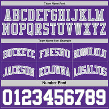Загрузить изображение в средство просмотра галереи, Custom Reversible Purple White-Gray Double Side Sublimation Basketball Suit Jersey