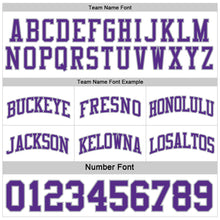 Загрузить изображение в средство просмотра галереи, Custom Reversible Purple White-Gray Double Side Sublimation Basketball Suit Jersey
