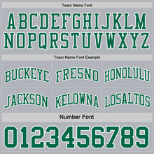 Laden Sie das Bild in den Galerie-Viewer, Custom Reversible Black Kelly Green-White Double Side Sublimation Basketball Suit Jersey