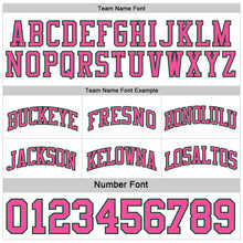 Laden Sie das Bild in den Galerie-Viewer, Custom Reversible Green Pink-White Double Side Sublimation Basketball Suit Jersey