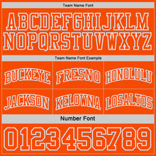 Laden Sie das Bild in den Galerie-Viewer, Custom Reversible Orange White-Gray Double Side Sublimation Basketball Suit Jersey