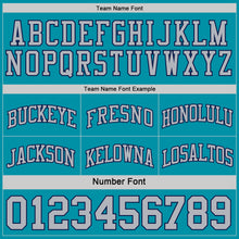 Laden Sie das Bild in den Galerie-Viewer, Custom Reversible Teal Gray-Navy Double Side Sublimation Basketball Suit Jersey