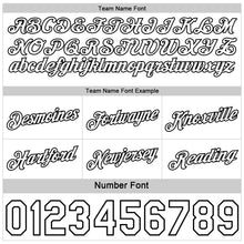 Load image into Gallery viewer, Custom Reversible Black White Double Side Star Sublimation Basketball Suit Jersey