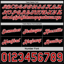 Charger l'image dans la galerie, Custom Reversible Black Red-White Double Side Star Sublimation Basketball Suit Jersey