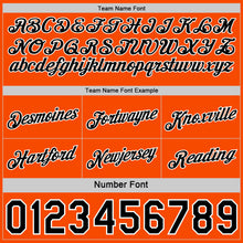 Load image into Gallery viewer, Custom Reversible Black Orange-White Double Side Star Sublimation Basketball Suit Jersey