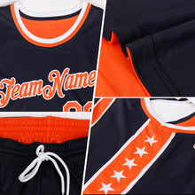 Load image into Gallery viewer, Custom Reversible Black White-Neon Green Double Side Star Sublimation Basketball Suit Jersey