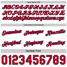 Load image into Gallery viewer, Custom Reversible Navy Red-White Double Side Star Sublimation Basketball Suit Jersey