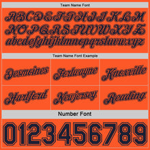 Charger l'image dans la galerie, Custom Reversible Navy Orange Double Side Star Sublimation Basketball Suit Jersey