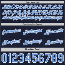 Загрузить изображение в средство просмотра галереи, Custom Reversible Navy Lakes Blue-White Double Side Star Sublimation Basketball Suit Jersey