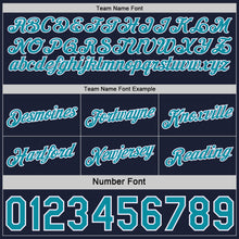 Load image into Gallery viewer, Custom Reversible Navy Teal-White Double Side Star Sublimation Basketball Suit Jersey