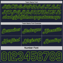 Charger l'image dans la galerie, Custom Reversible Navy Neon Green Double Side Star Sublimation Basketball Suit Jersey
