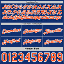 Загрузить изображение в средство просмотра галереи, Custom Reversible Royal Orange-White Double Side Star Sublimation Basketball Suit Jersey