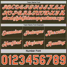Laden Sie das Bild in den Galerie-Viewer, Custom Reversible Olive Orange-White Double Side Star Sublimation Basketball Suit Jersey