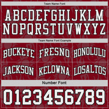 Laden Sie das Bild in den Galerie-Viewer, Custom Black White-Maroon Side Panel Stripe Sun Flame Reversible Double Side Sublimation Basketball Set Jersey