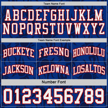 Charger l'image dans la galerie, Custom Royal White-Red Side Panel Stripe Sun Flame Reversible Double Side Sublimation Basketball Set Jersey
