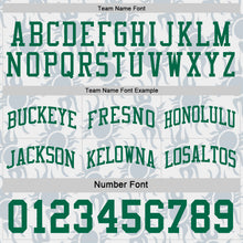 Загрузить изображение в средство просмотра галереи, Custom Kelly Green-White Side Panel Stripe Sun Flame Reversible Double Side Sublimation Basketball Set Jersey