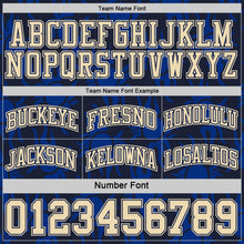 Load image into Gallery viewer, Custom Navy-Cream Side Panel Stripe Sun Flame Reversible Double Side Sublimation Basketball Set Jersey