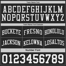 Charger l'image dans la galerie, Custom Black-White Mamba Snakeskin Side Panel Stripe Reversible Double Side Sublimation Basketball Set Jersey