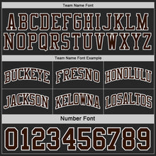 Charger l'image dans la galerie, Custom Black(Cream) Brown-White Camo Side Panel Stripe Reversible Double Side Sublimation Basketball Set Jersey