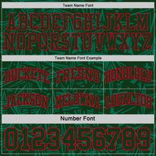 Charger l'image dans la galerie, Custom Green Red-Cream Side Panel Stripe Stars Geometric Shatter Starburst Reversible Double Side Sublimation Basketball Set Jersey