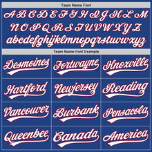 Charger l'image dans la galerie, Custom Royal White-Maroon Authentic Throwback Baseball Jersey