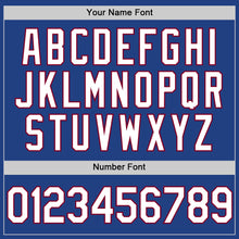 Charger l'image dans la galerie, Custom Royal White-Maroon Authentic Throwback Baseball Jersey