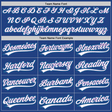 Load image into Gallery viewer, Custom Royal Purple-Teal Authentic Throwback Baseball Jersey