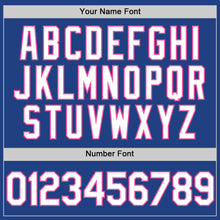 Charger l'image dans la galerie, Custom Royal White-Pink Authentic Throwback Baseball Jersey