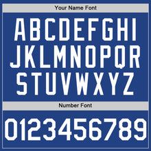 Load image into Gallery viewer, Custom Royal White Mesh Authentic Throwback Baseball Jersey