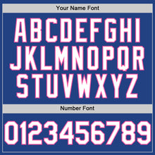 Load image into Gallery viewer, Custom Royal White-Pink Mesh Authentic Throwback Baseball Jersey