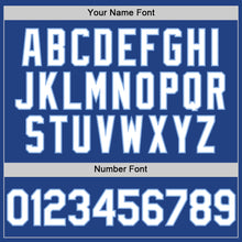 Load image into Gallery viewer, Custom Royal White-Light Blue Mesh Authentic Throwback Baseball Jersey