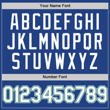 Laden Sie das Bild in den Galerie-Viewer, Custom Royal White-Kelly Green Mesh Authentic Throwback Baseball Jersey