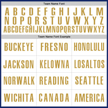 Laden Sie das Bild in den Galerie-Viewer, Custom Royal White-Old Gold Authentic Baseball Jersey