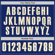 Laden Sie das Bild in den Galerie-Viewer, Custom Royal White-Old Gold Authentic Baseball Jersey