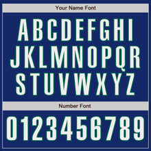 Laden Sie das Bild in den Galerie-Viewer, Custom Royal White-Kelly Green Authentic Baseball Jersey