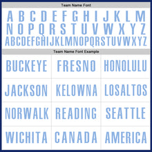 Charger l'image dans la galerie, Custom Royal White-Light Blue Authentic Baseball Jersey