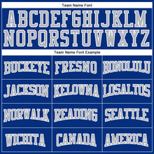 Laden Sie das Bild in den Galerie-Viewer, Custom Royal Gray-White Authentic Football Jersey